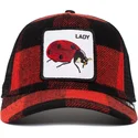 siltovka-zaoblena-cervena-snapback-lady-plaidy-bug-the-farm-goorin-bros
