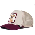 siltovky-zaoblena-kamionista-bezova-snapback-the-farm-de-goorin-bros
