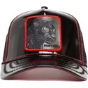 siltovka-zaoblena-cierna-snapback-black-panther-power-forever-patent-leather-the-farm-goorin-bros