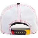 siltovka-zaoblena-biely-snapback-the-red-queen-patent-leather-the-farm-goorin-bros
