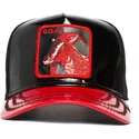 siltovka-zaoblena-cierna-snapback-goat-goaty-mcgoatface-patent-leather-the-farm-goorin-bros