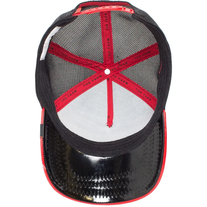 siltovka-zaoblena-cierna-snapback-goat-goaty-mcgoatface-patent-leather-the-farm-goorin-bros