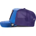siltovka-zaoblena-modra-snapback-siam-fighter-blue-light-metallic-the-farm-goorin-bros