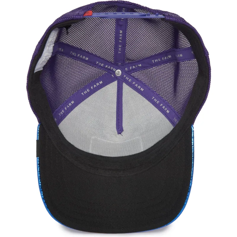 siltovka-zaoblena-modra-snapback-siam-fighter-blue-light-metallic-the-farm-goorin-bros