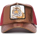 trucker-cap-orange-und-rot-tiger-spotlight-metallic-the-farm-von-goorin-bros