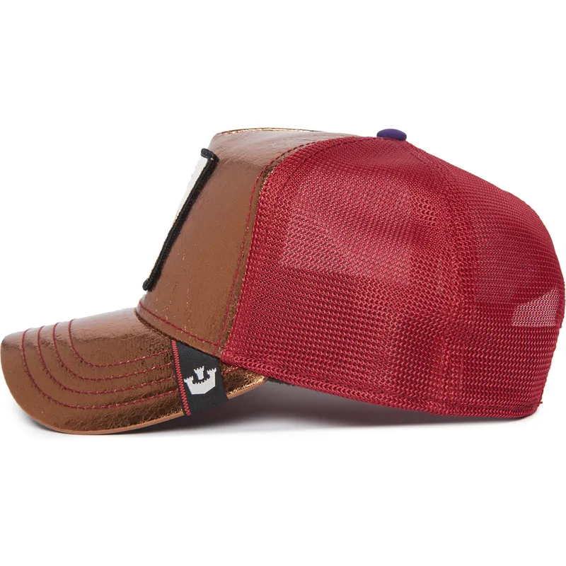 siltovka-zaoblena-oranzova-snapback-spotlight-metallic-the-farm-goorin-bros