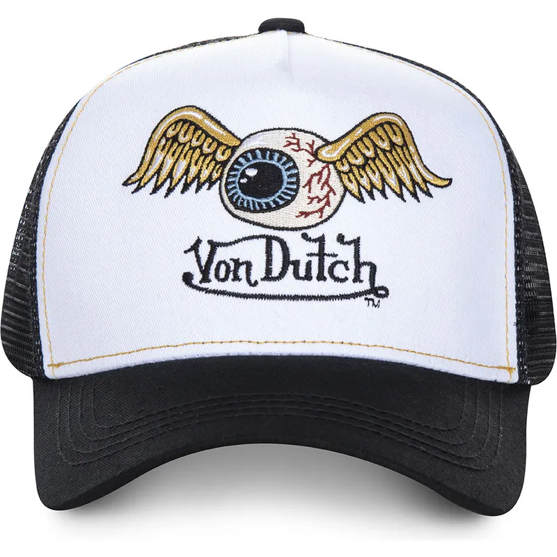 cap-zaoblena-white-snapback-von-dutch