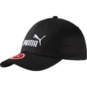 schwarze-verstellbare-essentials-kappe-mit-gebogenem-schirm-von-puma