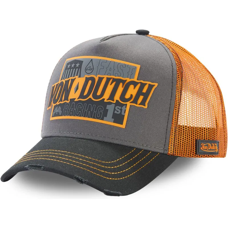 siltovka-zaoblena-siva-snapback-fast-racing-arac-gre-von-dutch
