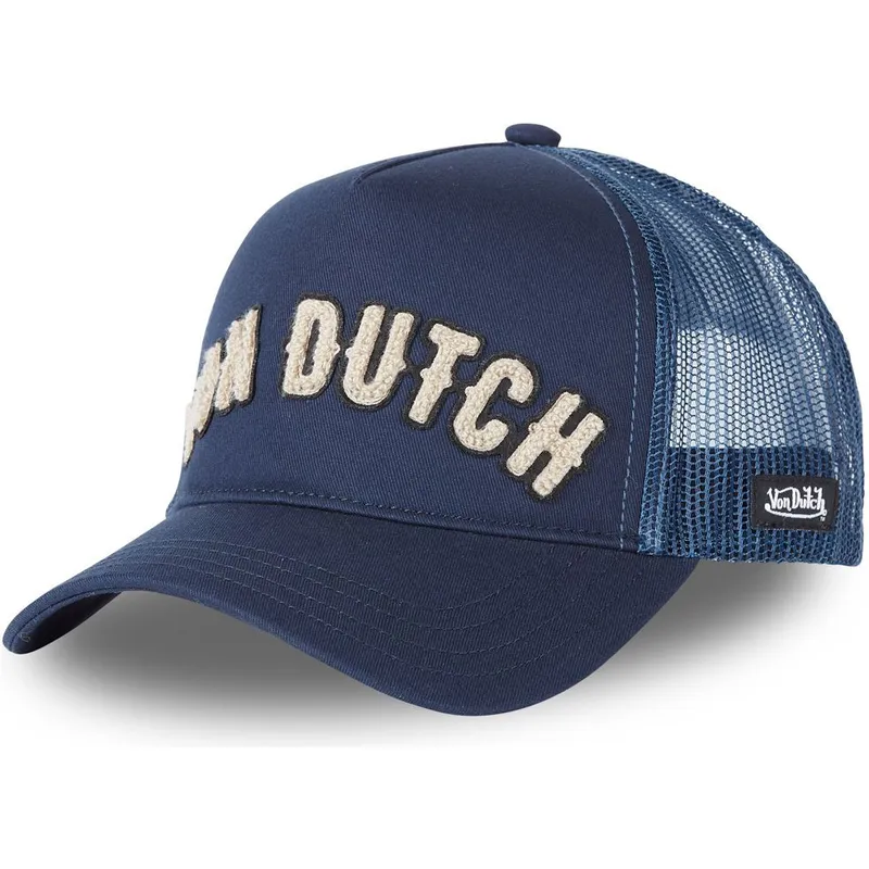 siltovka-zaoblena-tmavomodra-snapback-buckl-nv-von-dutch