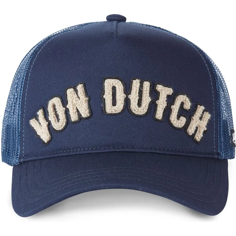 siltovka-zaoblena-tmavomodra-snapback-buckl-nv-von-dutch