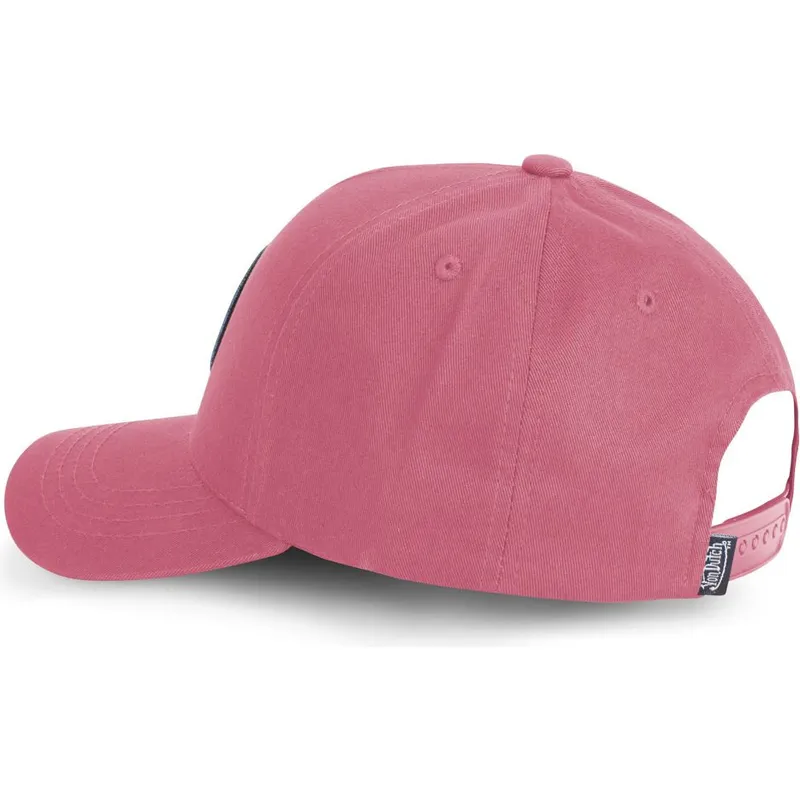 siltovka-zaoblena-cervena-snapback-kustom-kulture-col-rasp-von-dutch