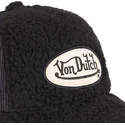 siltovka-zaoblena-cierna-snapback-fur1-von-dutch