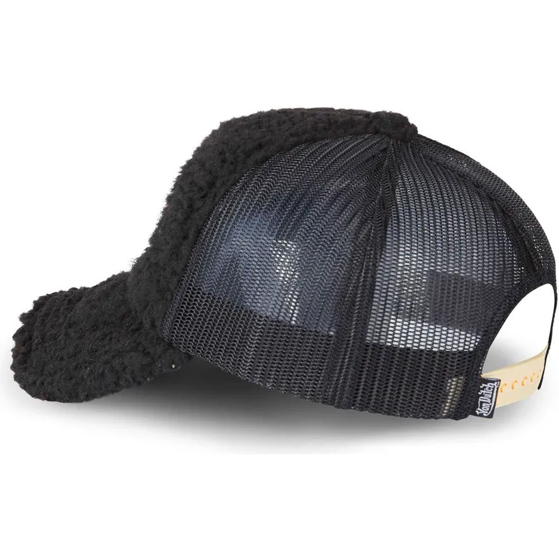 siltovka-zaoblena-cierna-snapback-fur1-von-dutch