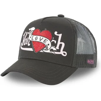 Cap zaoblená black snapback Von Dutch