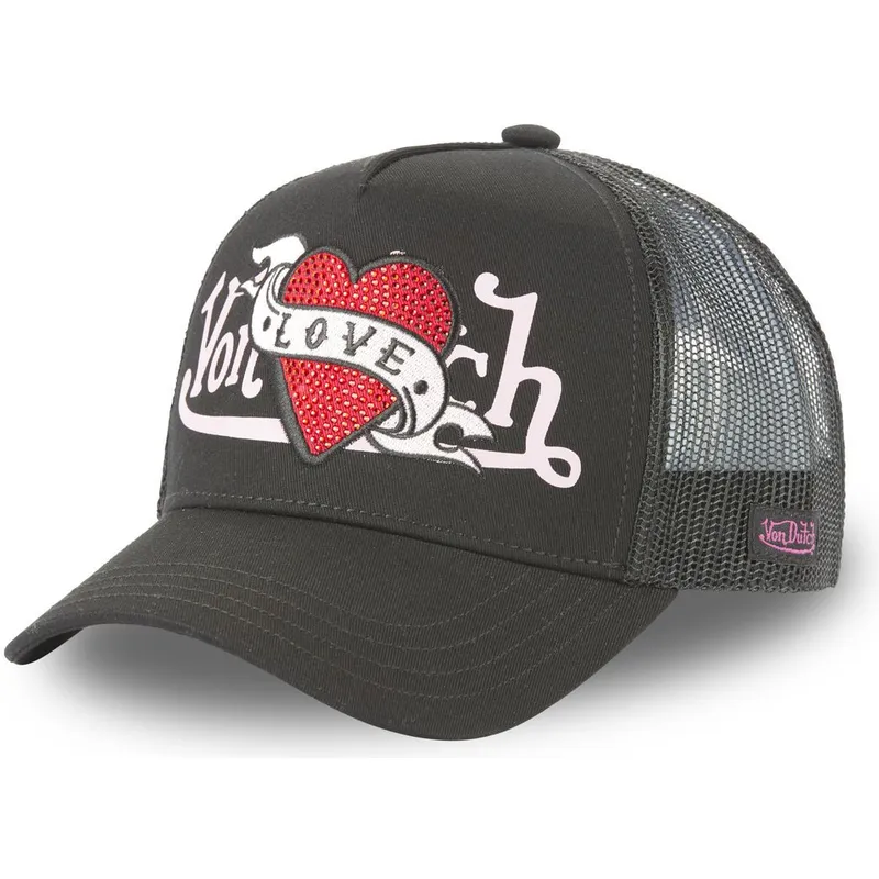 siltovky-zaoblena-kamionista-cierna-snapback-love-lovu-nr-von-dutch