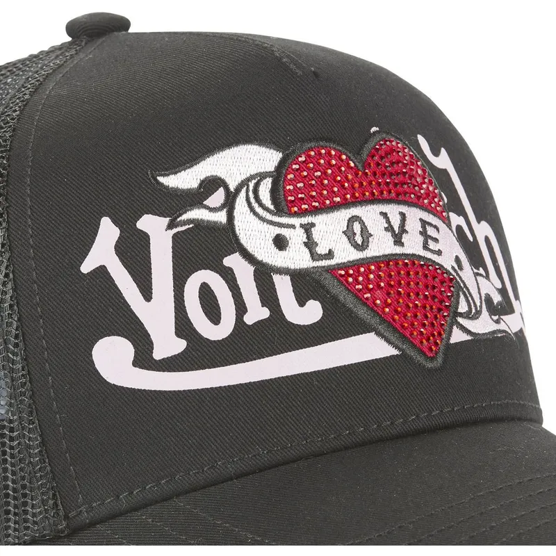 siltovka-zaoblena-cierna-snapback-love-lovu-nr-von-dutch