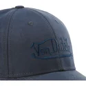 siltovka-zaoblena-tmavomodra-snapback-suedine1-von-dutch