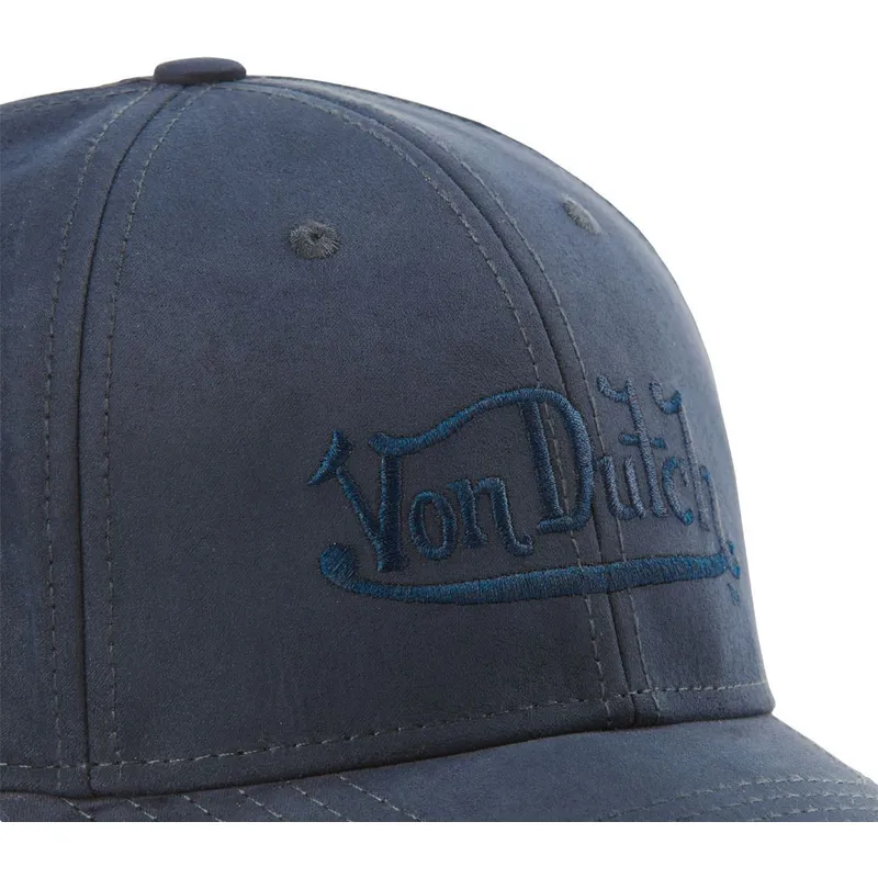 siltovka-zaoblena-tmavomodra-snapback-suedine1-von-dutch
