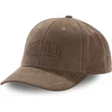 dunkelbraune-gebogene-snapback-kappe-suedine3-von-von-dutch