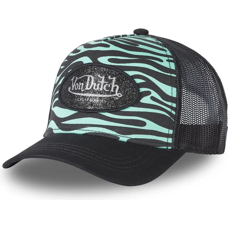 siltovka-zaoblena-cierna-snapback-zebr-t-von-dutch