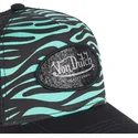 siltovka-zaoblena-cierna-snapback-zebr-t-von-dutch