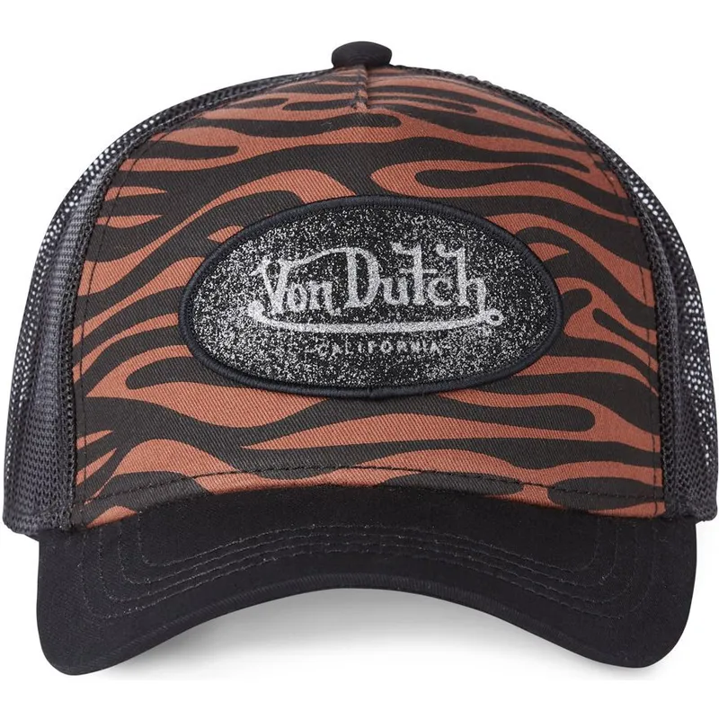 siltovka-zaoblena-cierna-snapback-zebr-c-von-dutch