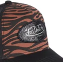 siltovka-zaoblena-cierna-snapback-zebr-c-von-dutch