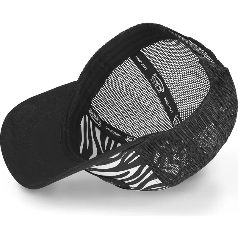 siltovka-zaoblena-cierna-snapback-zebr-wnr-von-dutch