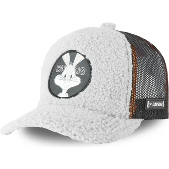 graue-trucker-kappe-aus-lammfellimitat-bugs-bunny-fur1-bug1-looney-tunes-von-capslab