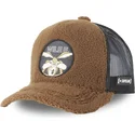 siltovka-zaoblena-hneda-snapback-kojot-looney-tunes-capslab