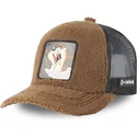 siltovka-zaoblena-hneda-snapback-tasmansky-diabol-looney-tunes-capslab