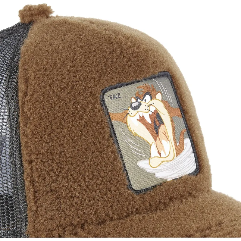 siltovka-zaoblena-hneda-snapback-tasmansky-diabol-looney-tunes-capslab