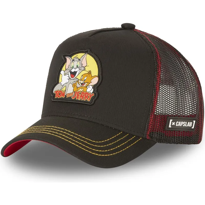 siltovka-zaoblena-cierna-snapback-tj1-tom-a-jerry-looney-tunes-capslab