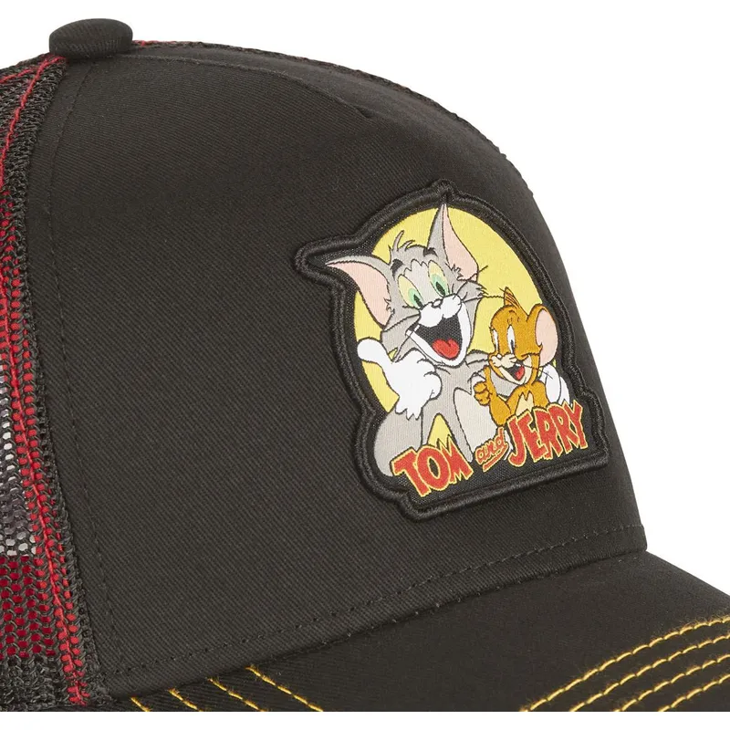 siltovka-zaoblena-cierna-snapback-tj1-tom-a-jerry-looney-tunes-capslab