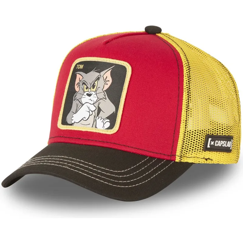 siltovka-zaoblena-cervena-snapback-to4-tom-looney-tunes-capslab