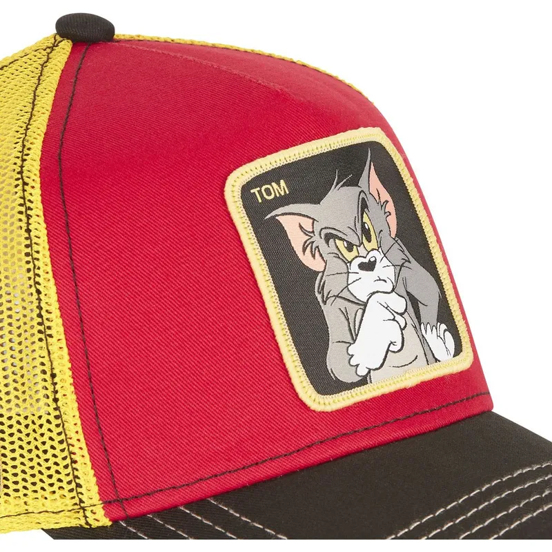 siltovka-zaoblena-cervena-snapback-to4-tom-looney-tunes-capslab