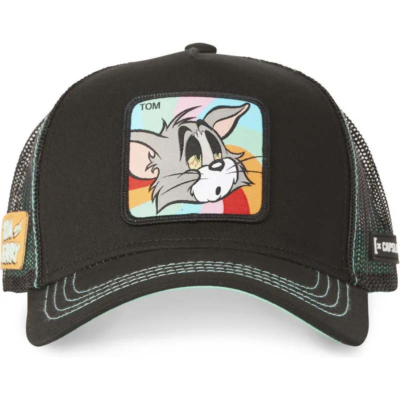 siltovka-zaoblena-cierna-snapback-to5-tom-looney-tunes-capslab