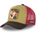 siltovka-zaoblena-hneda-snapback-tasmansky-diabol-looney-tunes-capslab