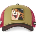 siltovka-zaoblena-hneda-snapback-tasmansky-diabol-looney-tunes-capslab