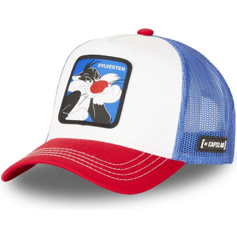 siltovka-zaoblena-biely-snapback-sy2-sylvester-looney-tunes-capslab