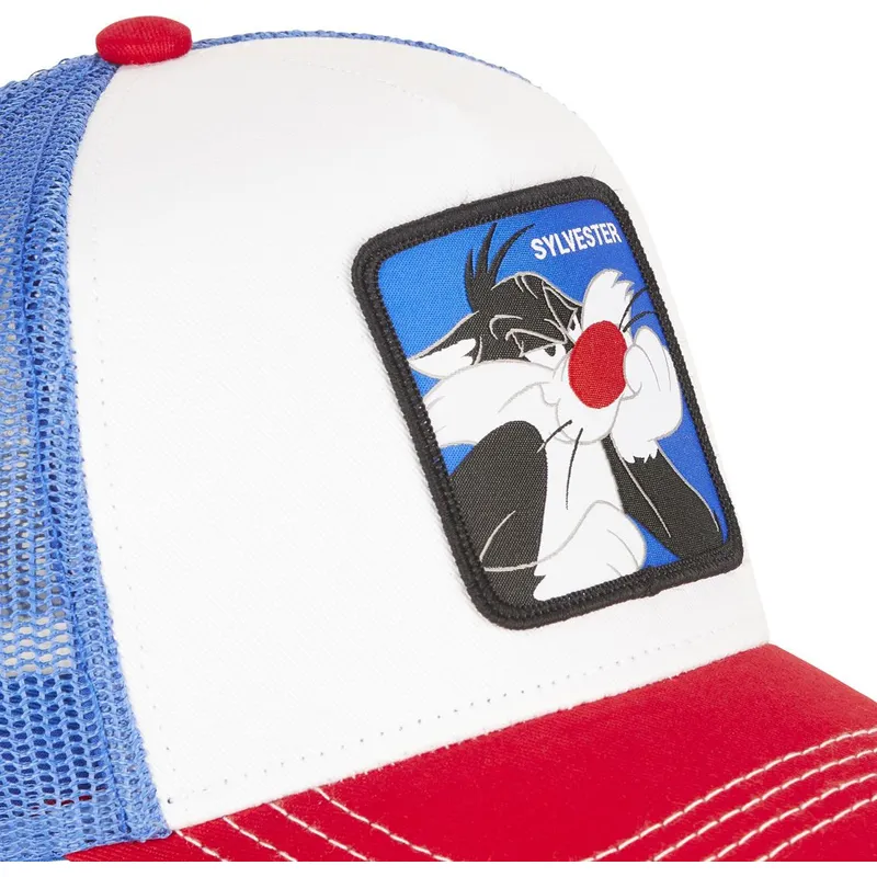 siltovka-zaoblena-biely-snapback-sy2-sylvester-looney-tunes-capslab