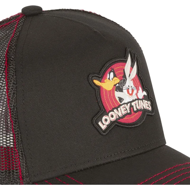 cap-zaoblena-black-snapback-bugs-bunny-and-daffy-duck-looney-tunes-capslab