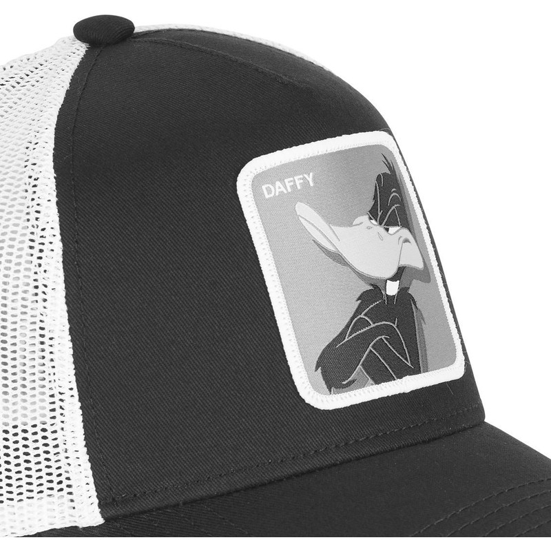 capslab-daffy-duck-da2-looney-tunes-black-and-white-trucker-hat