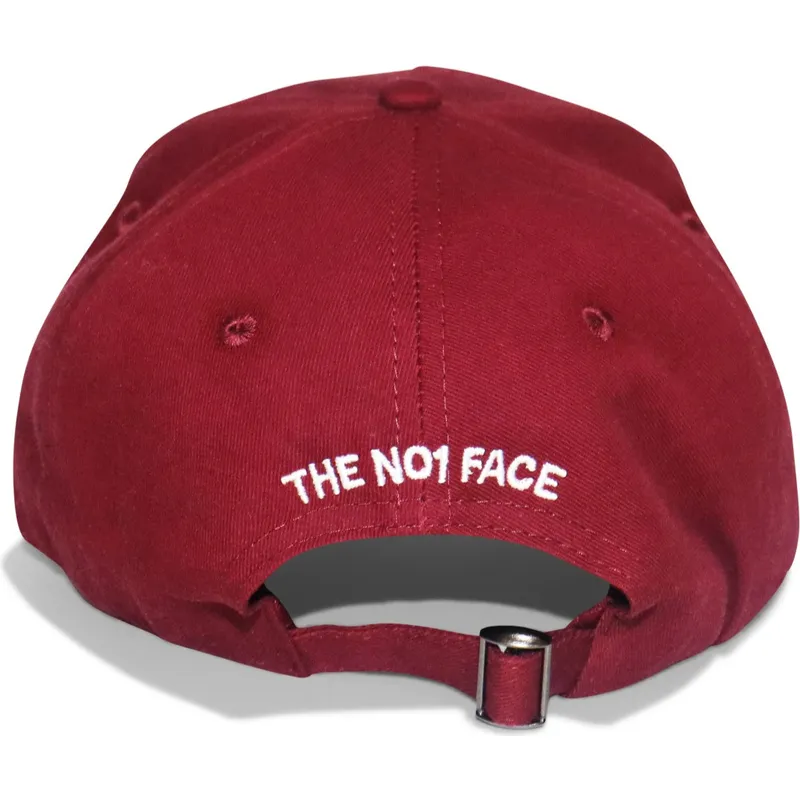 cap-zaoblena-red-adjustable-strap-the-no1-face