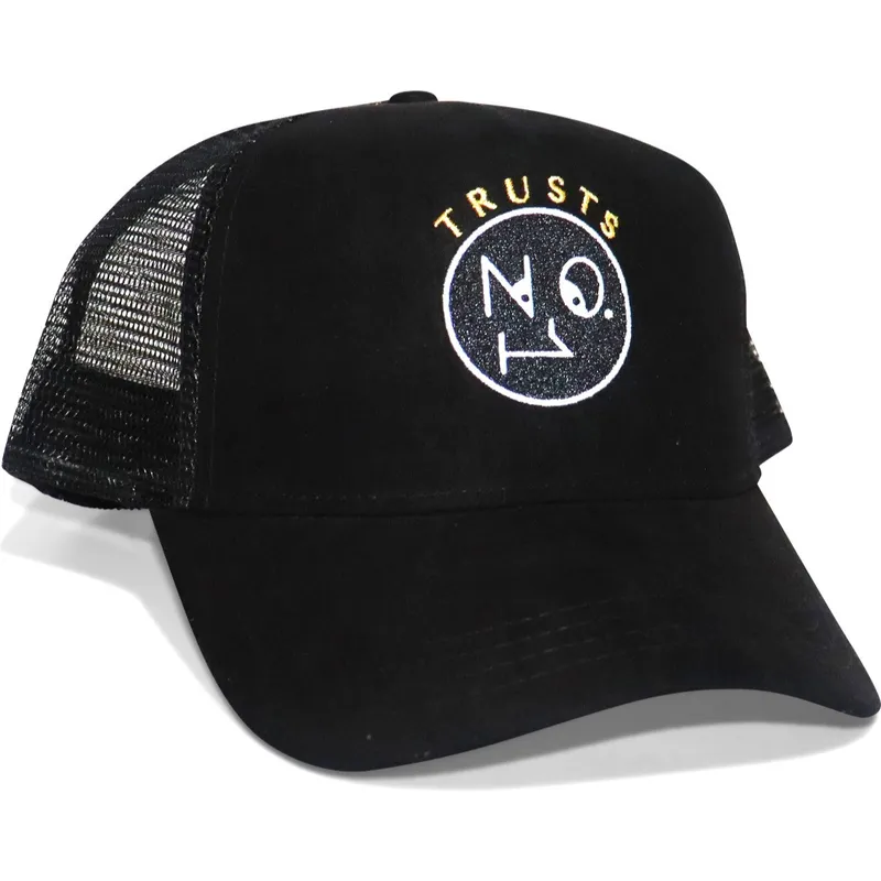 siltovky-zaoblena-kamionista-cierna-snapback-trusts-no1-suede-black-gold-the-no1-face