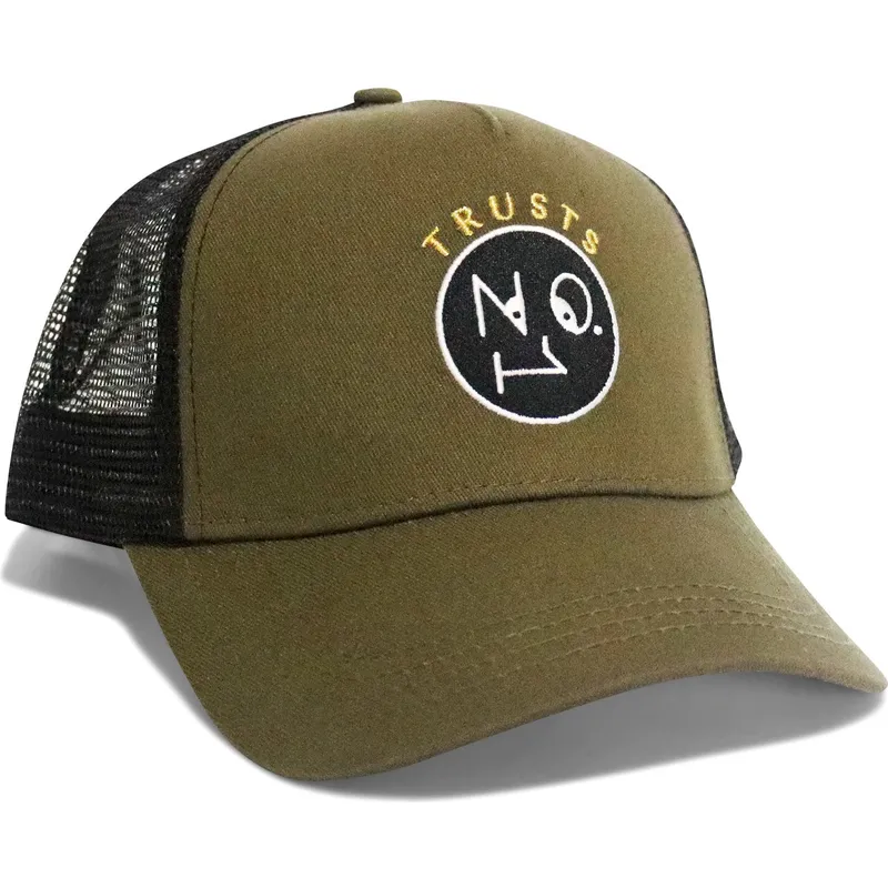 siltovka-zaoblena-zelena-snapback-trusts-no1-black-gold-the-no1-face