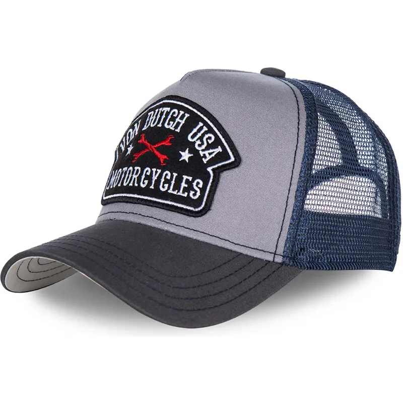 siltovka-zaoblena-siva-snapback-square15-von-dutch