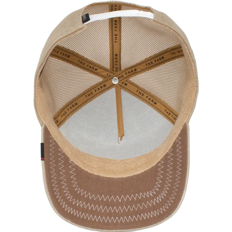cap-zaoblena-beige-snapback-the-farm-de-goorin-bros