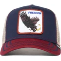 siltovky-zaoblena-kamionista-tmavomodra-snapback-aguila-the-freedom-eagle-the-farm-the-farm-de-goorin-bros